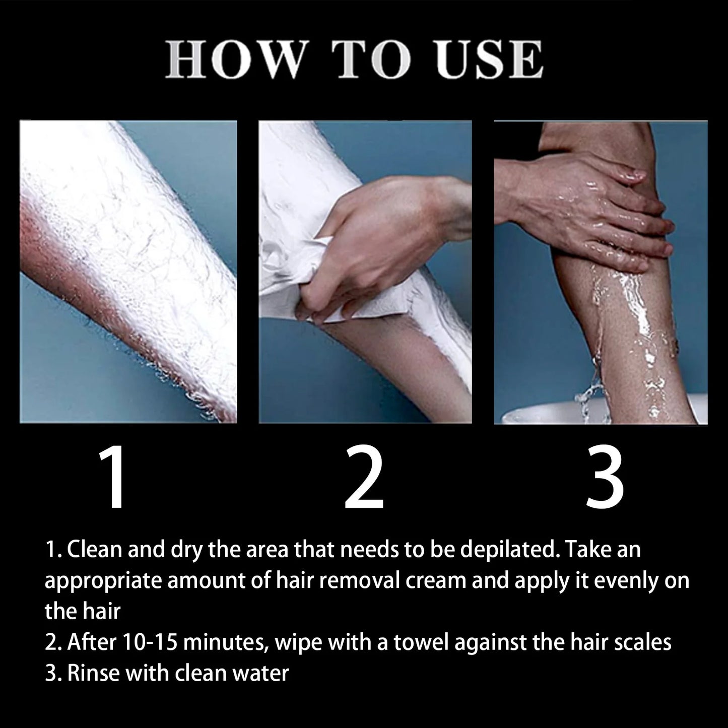 Men's Aloe Hair Removal Cream – Painless & Nourishing 50g
