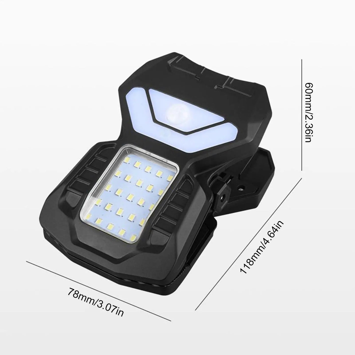 Clip on Solar Lights Outdoor Solar Powered Clip on Security Lights Lamp with 3 Modes for Farm Gutter Deck Pathway Stairs Peaceful Pleasures Health and Wellness