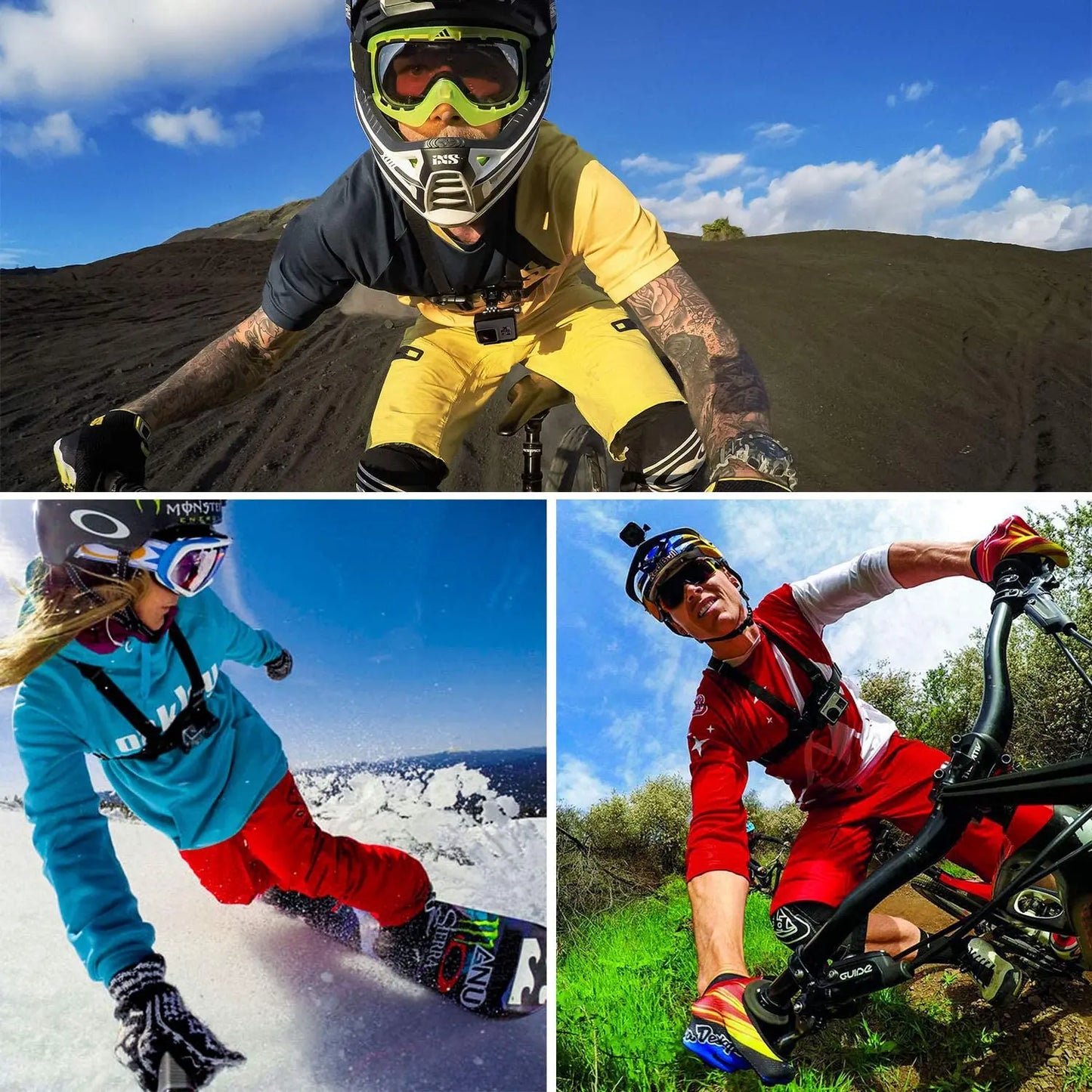 Adjustable Head Strap Mount for GoPro, Insta360 & DJI Osmo