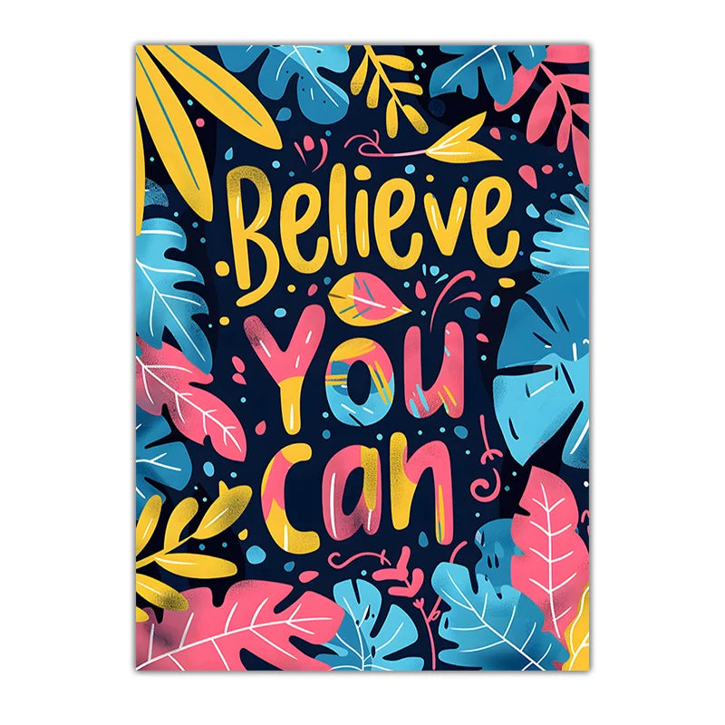Nordic Motivational Quote Canvas Wall Art | Colorful Print Canvas Wall Print Peaceful Pleasures Health and Wellness 01 30x40cm No Frame China Mainland