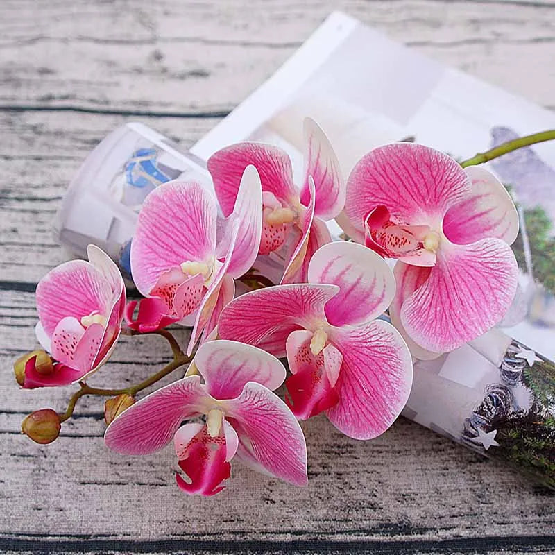 Artificial Butterfly Orchid Bundle 6 Heads | Wedding & Home Décor