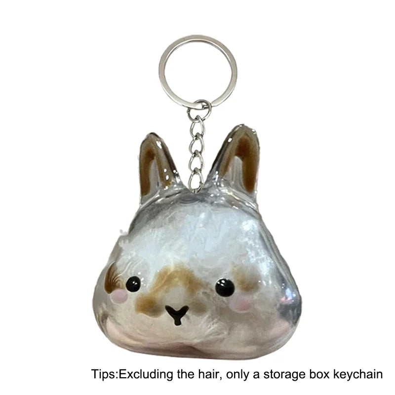 Pet Hair Keepsake Box Keychain – DIY Memorial Pendant Gift