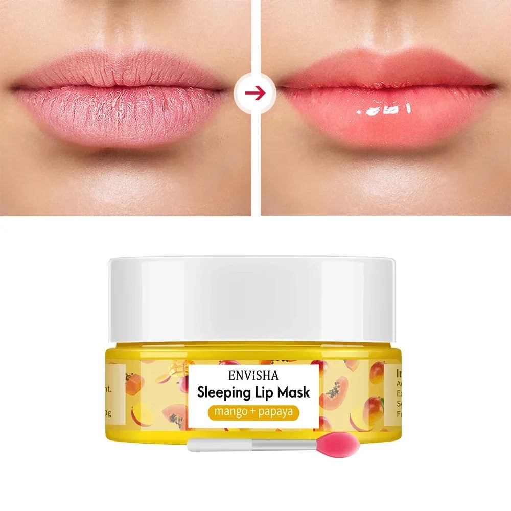 ENVISHA Watermelon Lip Sleep Mask – Overnight Moisturizing & Line-Fading 20g Lip Mask Peaceful Pleasures Health and Wellness