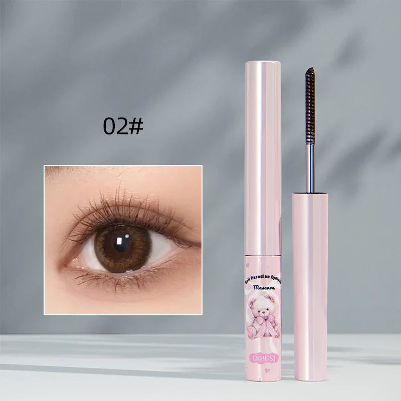 QiBest Waterproof Lengthening Mascara | Silk Fiber, No Clump