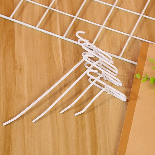 Metal Wire Netting Display Hooks | Grid Shelf Hook 5–20 cm Wire Display Hook Peaceful Pleasures Health and Wellness