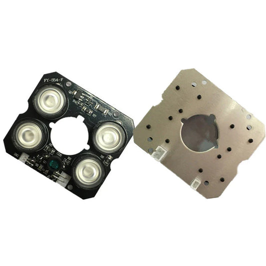 4-LED 850nm IR Illuminator Board – 90° CCTV Night Vision IR Illuminator Board Oasis Select Default Title