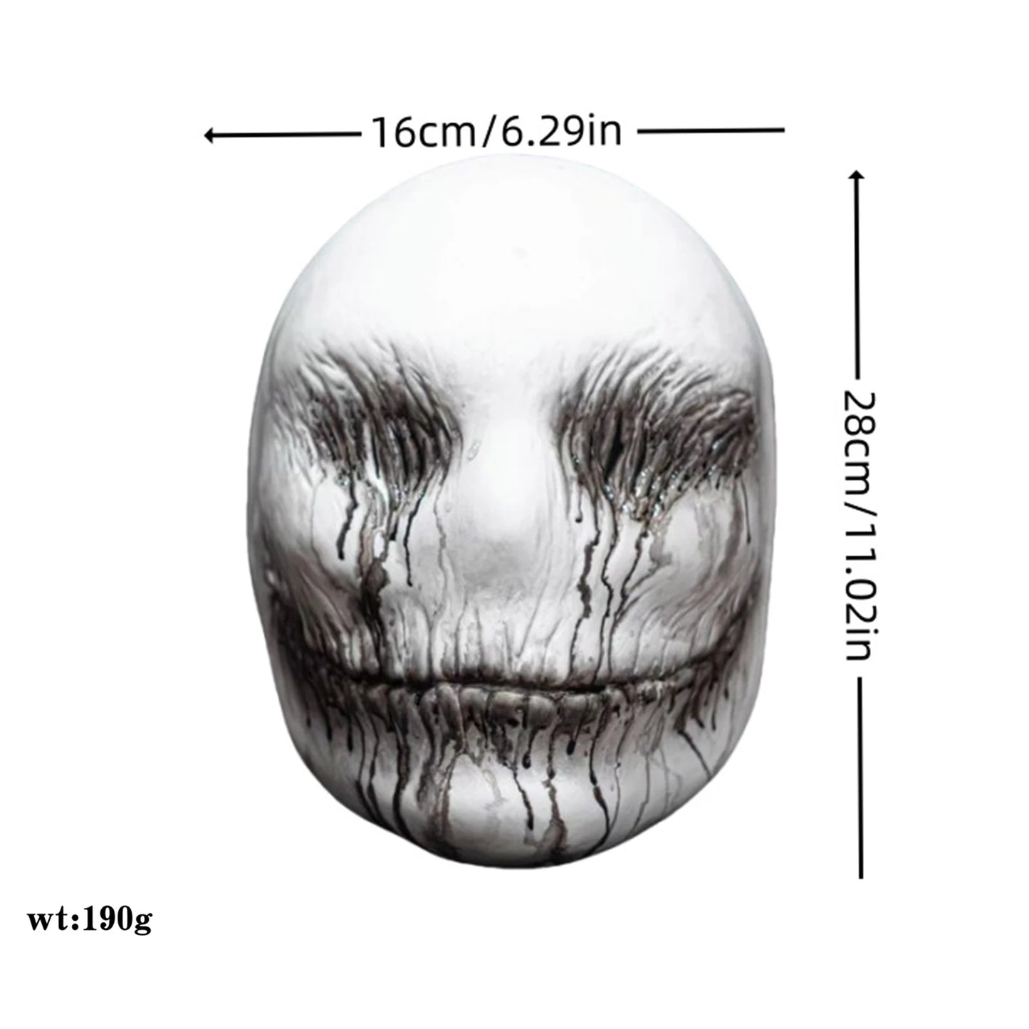 Halloween Skull Cosplay Headgear Sturdy and Durable Simulated Skull Headgear For Halloween Secret Room Props Peaceful Pleasures Health and Wellness