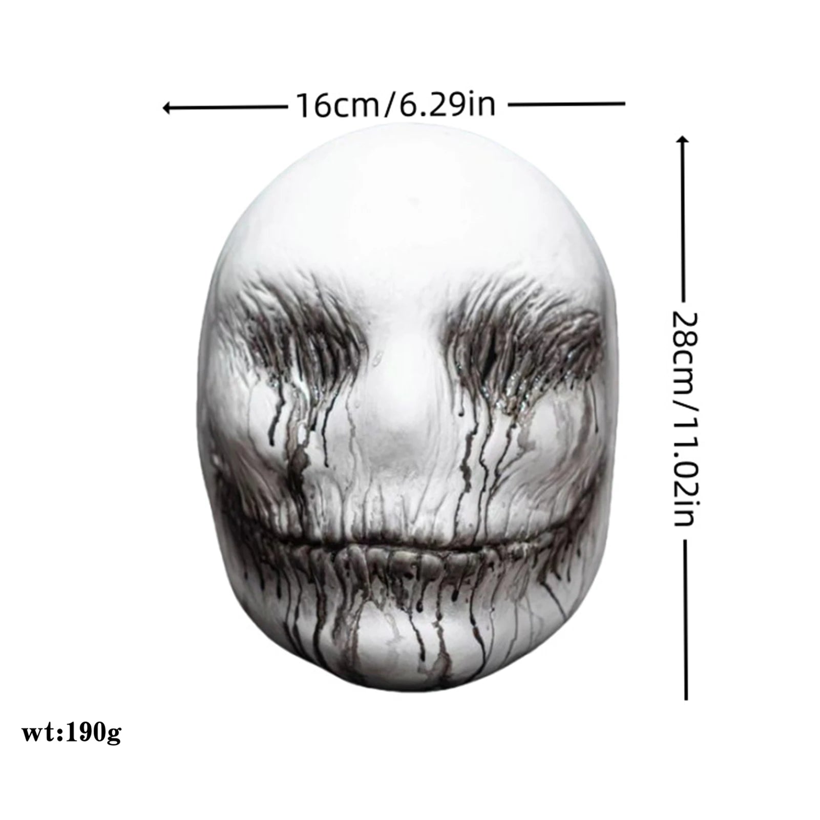 Halloween Skull Cosplay Headgear Sturdy and Durable Simulated Skull Headgear For Halloween Secret Room Props Peaceful Pleasures Health and Wellness
