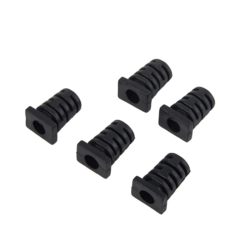 10pcs Rubber Strain Relief Cord Boot Protector Wire Cable Sleeve 5.0mm Cable Gland Connector For Power Tool Cellphone Charger Peaceful Pleasures Health and Wellness