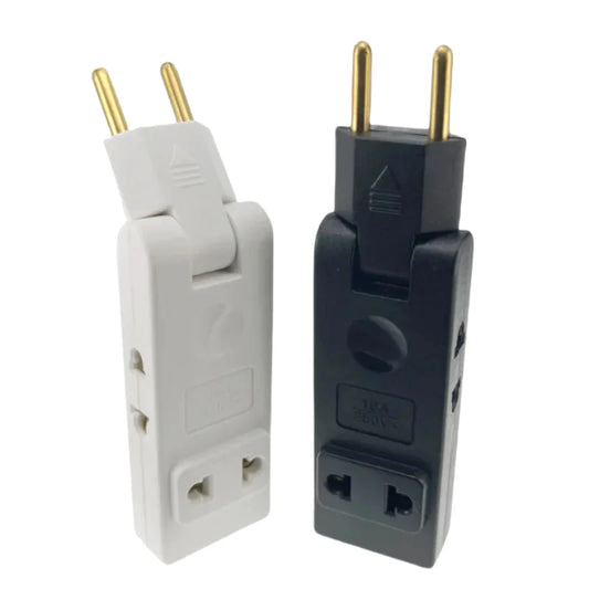 180 Degree Plug Adapter Travel Aadapter 4 In 1 Wall Outlet Extension EU Electrical Socket Portable Power Converter Peaceful Pleasures Health and Wellness