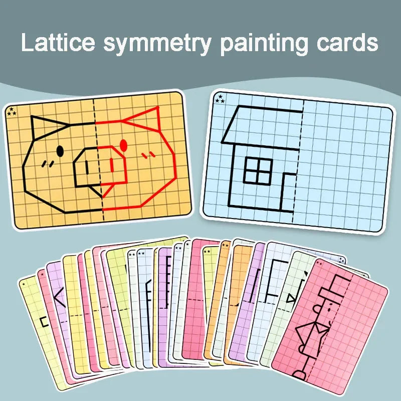 Creative Kids Lattice Symmetrical Drawing Toys Toddler Fine Motor