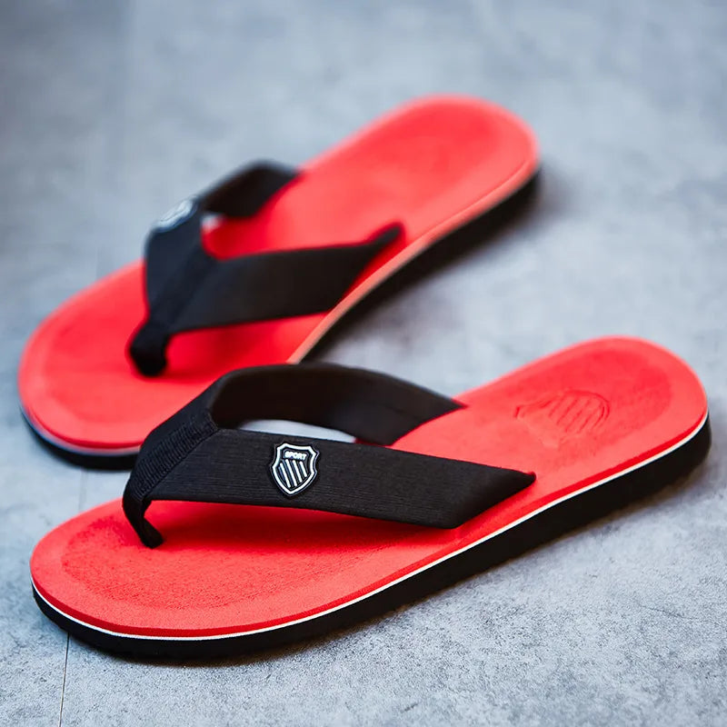 Men's Non-Slip Beach Flip Flops | EVA Summer Sandals & Slides
