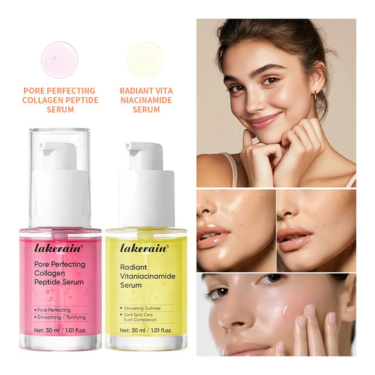 Pore Perfecting Collagen Peptide Serum Niacinamide Serum Anti-Aging Moisture Nourish Nourish Repair Barrier Pore Perfecting Skin Peaceful Pleasures Health and Wellness