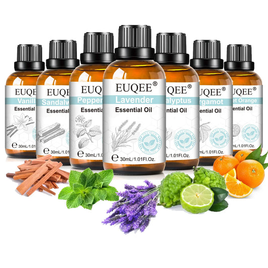 EUQEE 30ml Aromatherapy Essential Oil | Diffuser & Reed Oil Aromatherapy Essential Oil Oasis Select