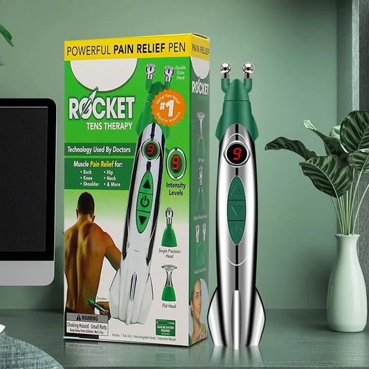 Electric Acupuncture Massage Pen | 9-Level Body Relaxation Tool Acupuncture Massage Pen Peaceful Pleasures Health and Wellness