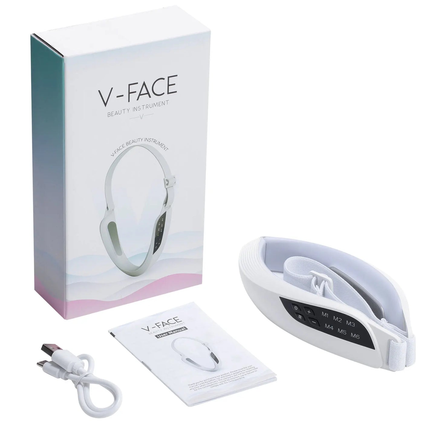 Hailicare 6-Mode Vibration Facial Massager | USB Rechargeable