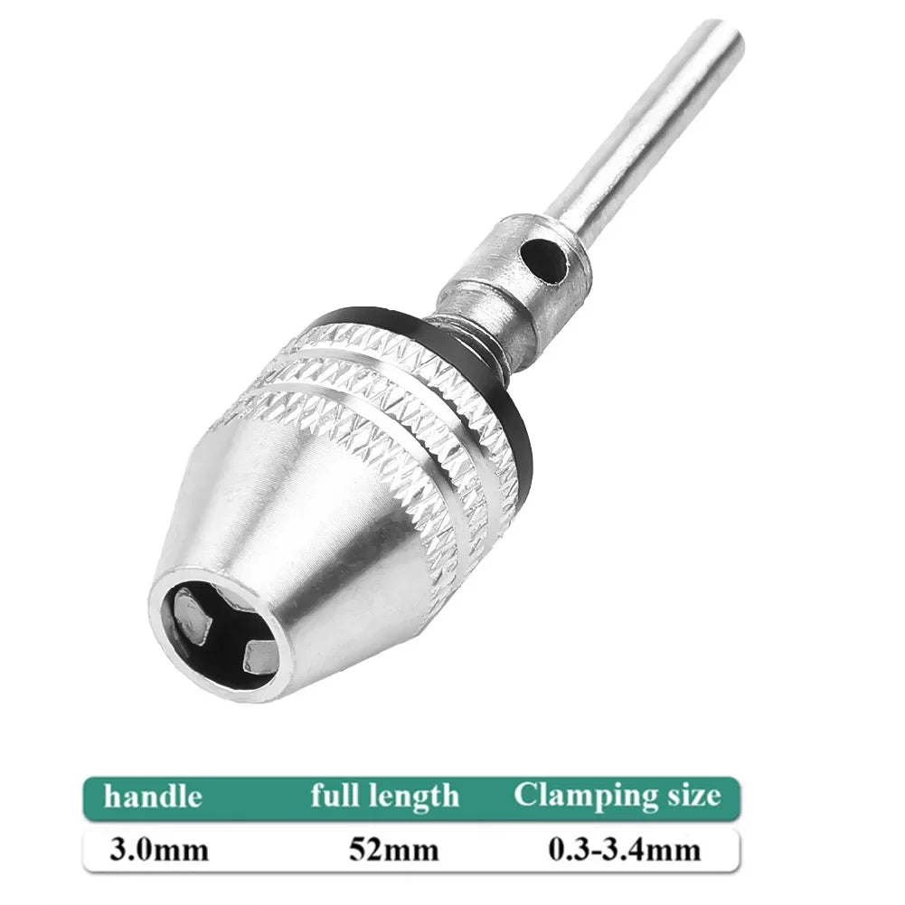 Keyless Drill Chuck Adapter 6.35mm Hex Shank Quick Change