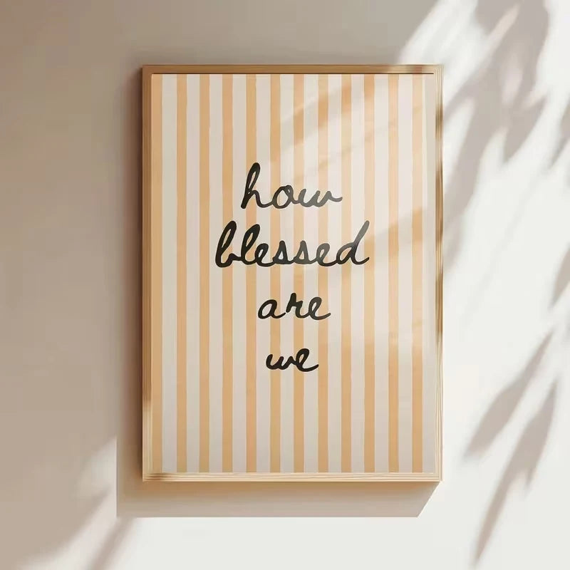 Inspirational Quote Canvas Wall Art Print | Home Decor Poster