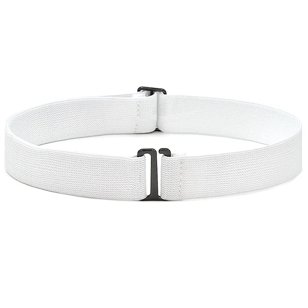 New Waistband Women Invisible Belt Buckle Nylon Comfortable Elastic Belt for Women Men Adjustable No Show Web Belt for Jeans Peaceful Pleasures Health and Wellness