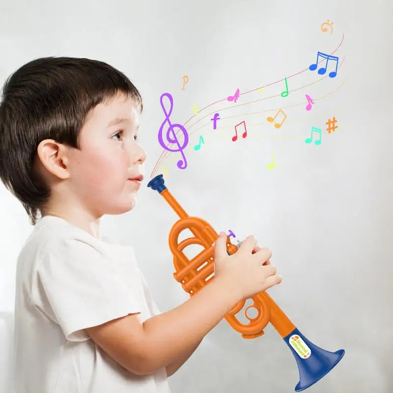 Toddler Trumpet Musical Toys For Kids Novelty Creative Children's Horn Toys For Birthday Events Music Class Graduation Party Peaceful Pleasures Health and Wellness