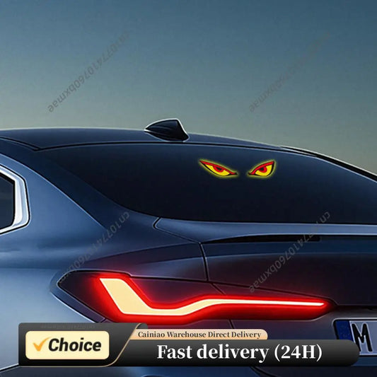 Devil Eyes Lights Wireless No Drill Solar and USB Powered Color LED Eyes IP65 Waterproof for Car Truck Semi and RV Windshield Peaceful Pleasures Health and Wellness