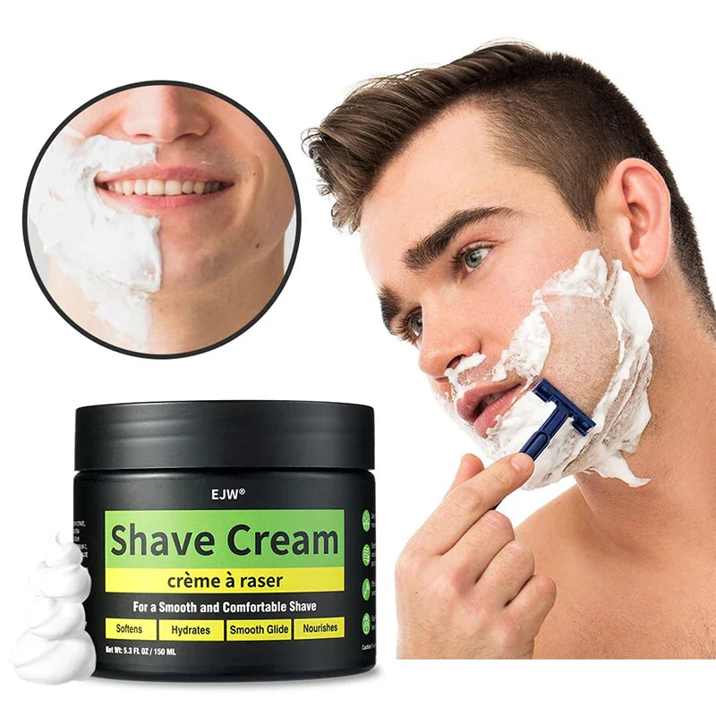 Men's Luxury Sandalwood Shaving Cream – Smooth Rich Lather Soap