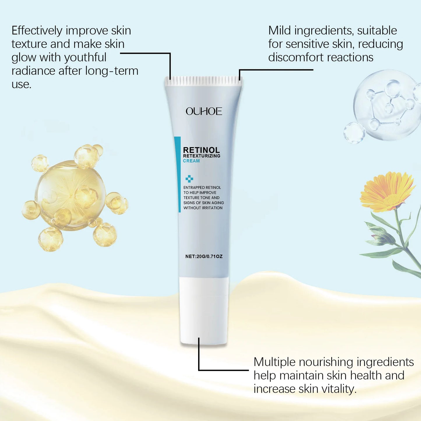 Retinol Firming Face Cream – Moisturizing & Brightening | 20g