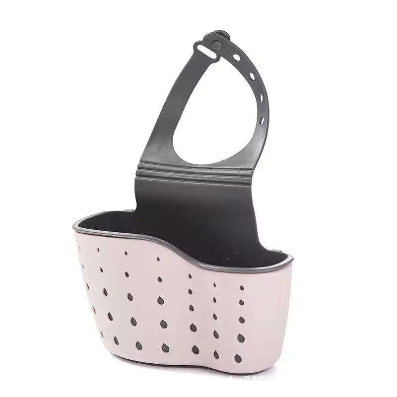 Adjustable Sink Drain Basket – Sponge & Soap Holder