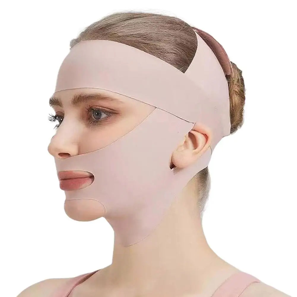 V-Line Face Sculpting Mask – Adjustable Jawline Lifting Strap