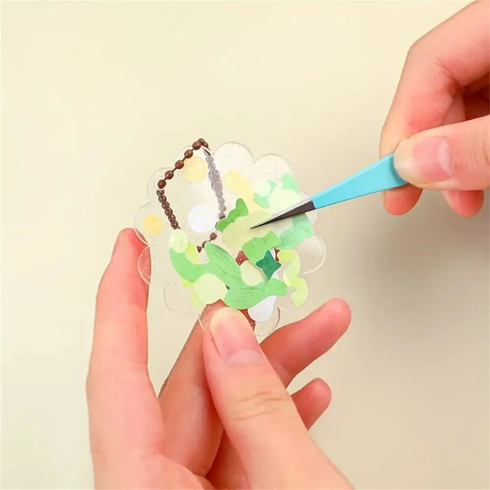 Creative Macaroon Color Tweezers DIY Decroative Sticker Tool Sticker Tweezers Multi-Tool Practical Journal Diary Peaceful Pleasures Health and Wellness