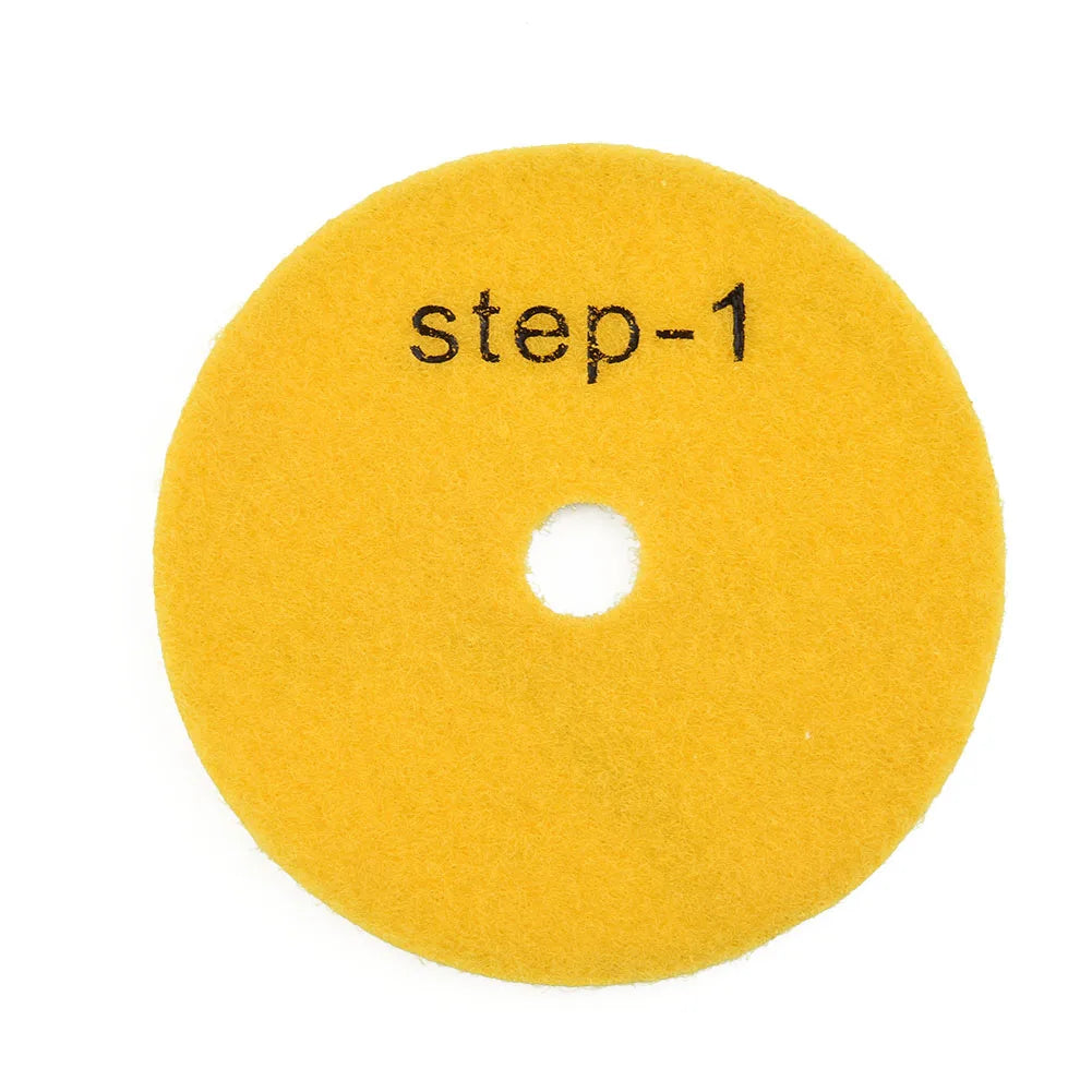 Dry Wet 3 Step Flexible Polishing Pads Granite Tool Pad Sanding Disc