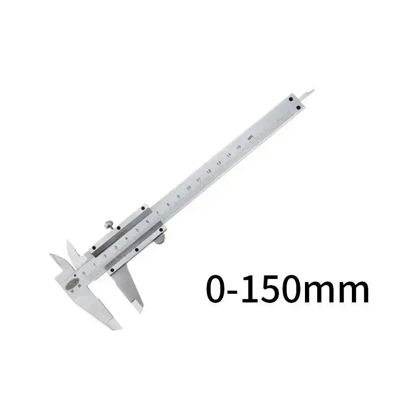Stainless Steel Vernier Caliper 0-150mm Locking Screw Vernier Caliper Stainless Steel by BeBosLook Peaceful Pleasures Health and Wellness 0-150mm