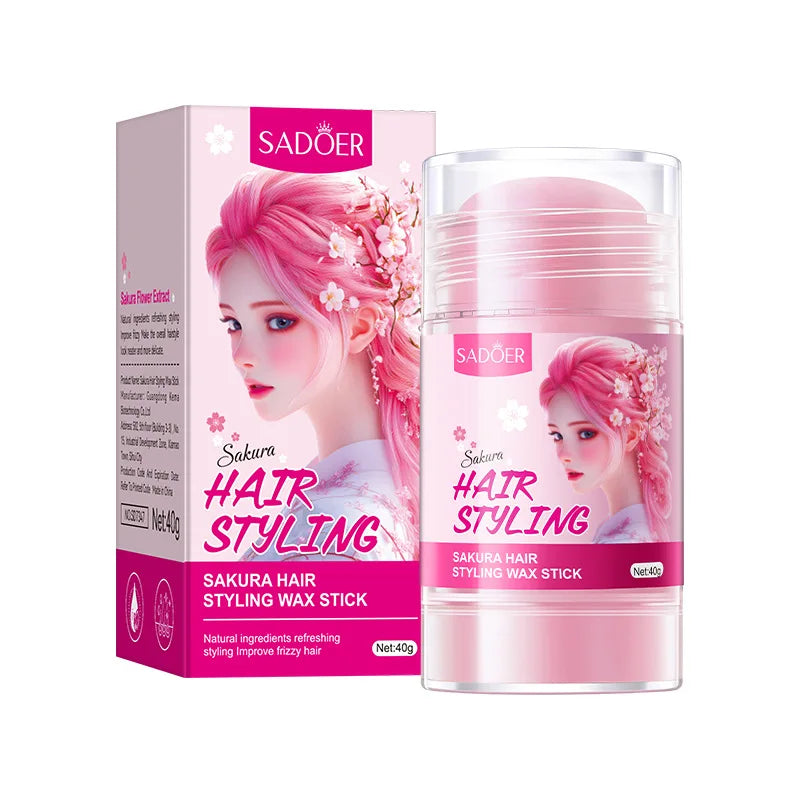 Cherry Blossom Hair Wax Stick 40g – Smooth & Style Flyaways