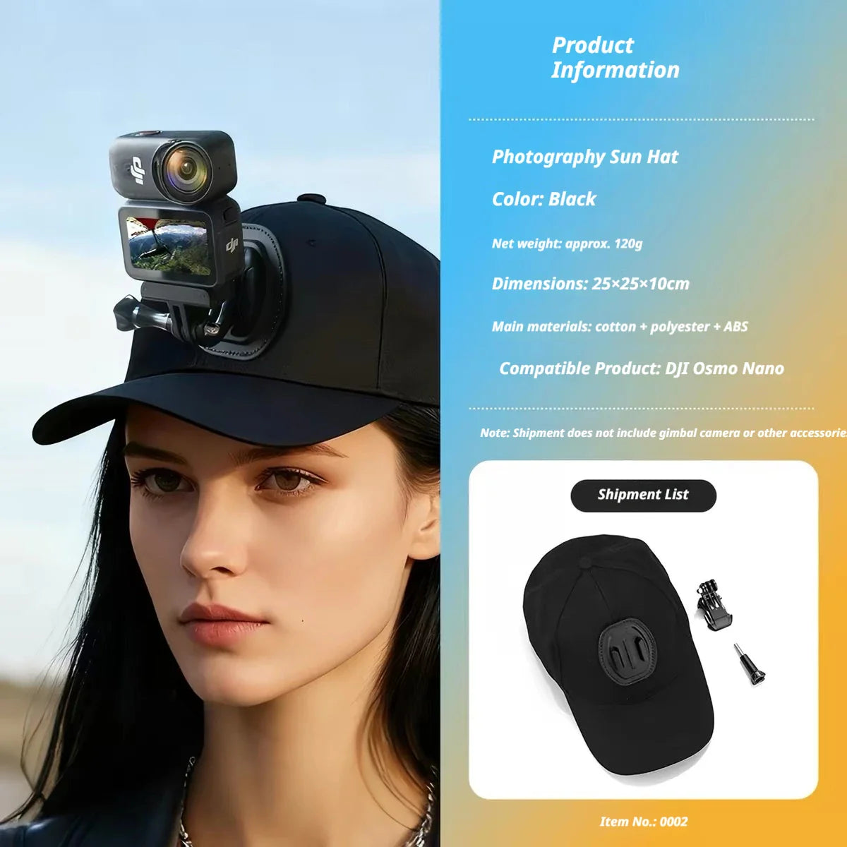 DJI OSMO Nano Accessories Kit – Metal Frame, Filters & Case