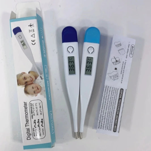 1/2pcs Digital Water Thermometer Accurate Oral and Armpit Temperature Reading Fever Alert Termometer Baby Bath Thermometers Peaceful Pleasures Health and Wellness 2pcs
