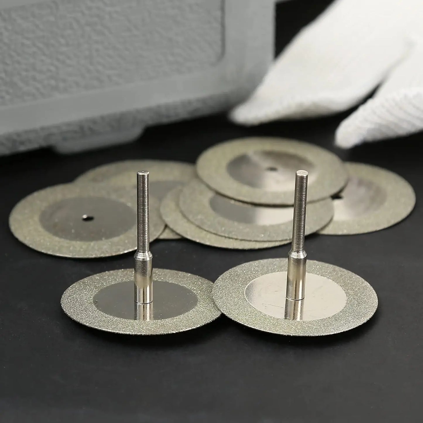 Diamond Cutting Disc Set 10pc – 16–40mm Rotary Cut-Off Wheels