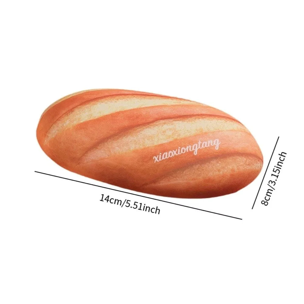 Easy To Clean Bread Shaped Mouse Wrist Pad Anti-slip Ergonomic Mini Wrist Guard Silicone Soft Hand Support Pillow School Peaceful Pleasures Health and Wellness