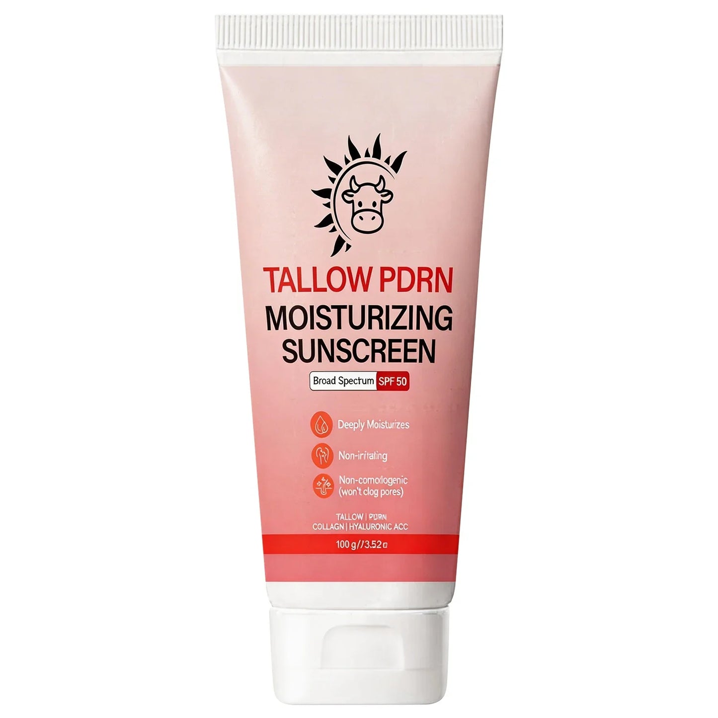 SPF 50 Sunscreen – Tallow PDRN, Collagen, Sensitive Skin