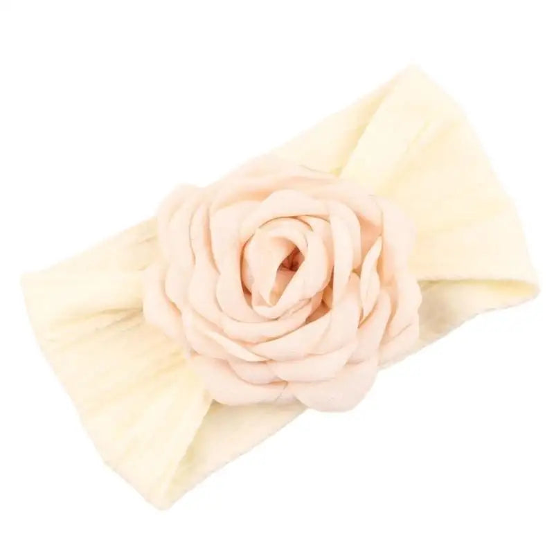 Baby Floral Headband | Soft Stretchy Infant Hairband 0–3 Yrs