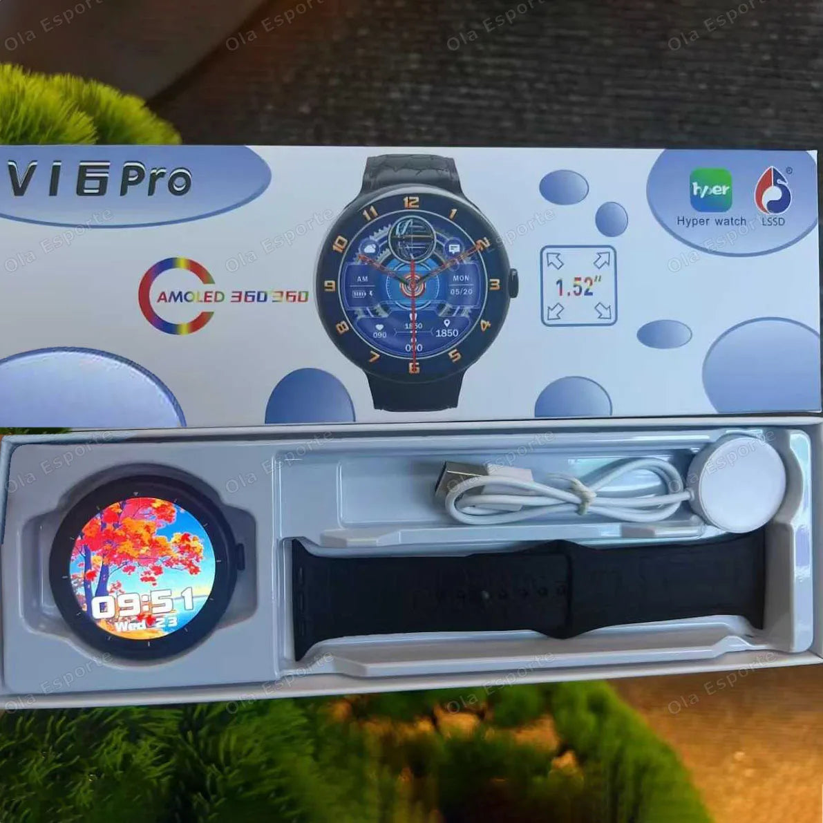 Ola Esporte Smart Watch – Bluetooth Calls, Heart Rate & Sleep