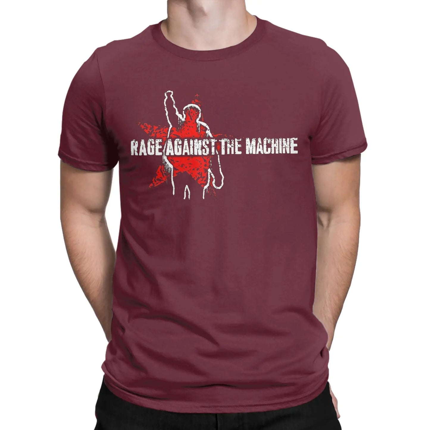 Rages Against The Machines T-Shirt Men The Belle of the Ball Leisure Pure Cotton Tee Shirt O Neck Short Sleeve Plus Size Tops Peaceful Pleasures Health and Wellness