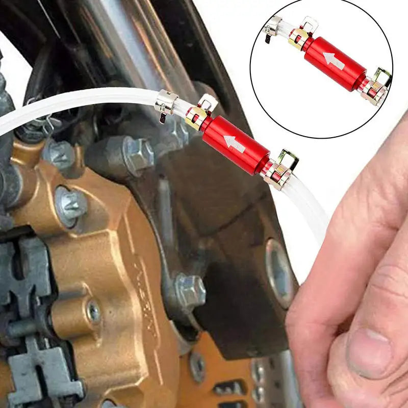 Motorcycle Brake Bleeder Hose Hydraulic Brake Fluid Air Bleed Drain Tools Motorbike Oil Pipe Maintenance Repair Accessories Peaceful Pleasures Health and Wellness