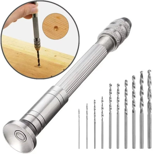 1 0 8- Mini Micro Hand Drill Woodworking Drilling Tools Models Hobby Peaceful Pleasures Health and Wellness