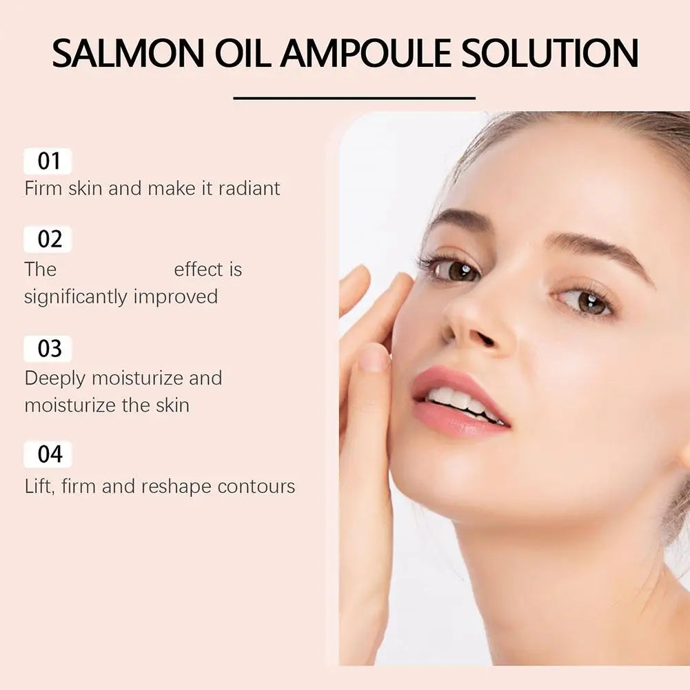 Salmon Oil Ampoule Face Serum 30ml | Anti-Wrinkle Lifting Essence