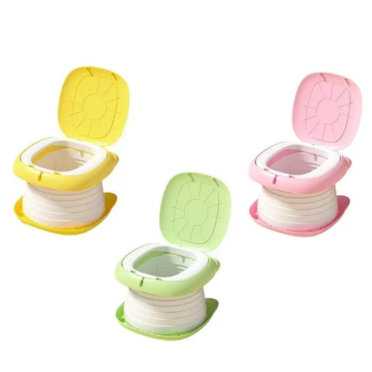 3-in-1 Foldable Baby Potty Training Chair | Portable Travel Toilet Potty Training Chair Peaceful Pleasures Health and Wellness