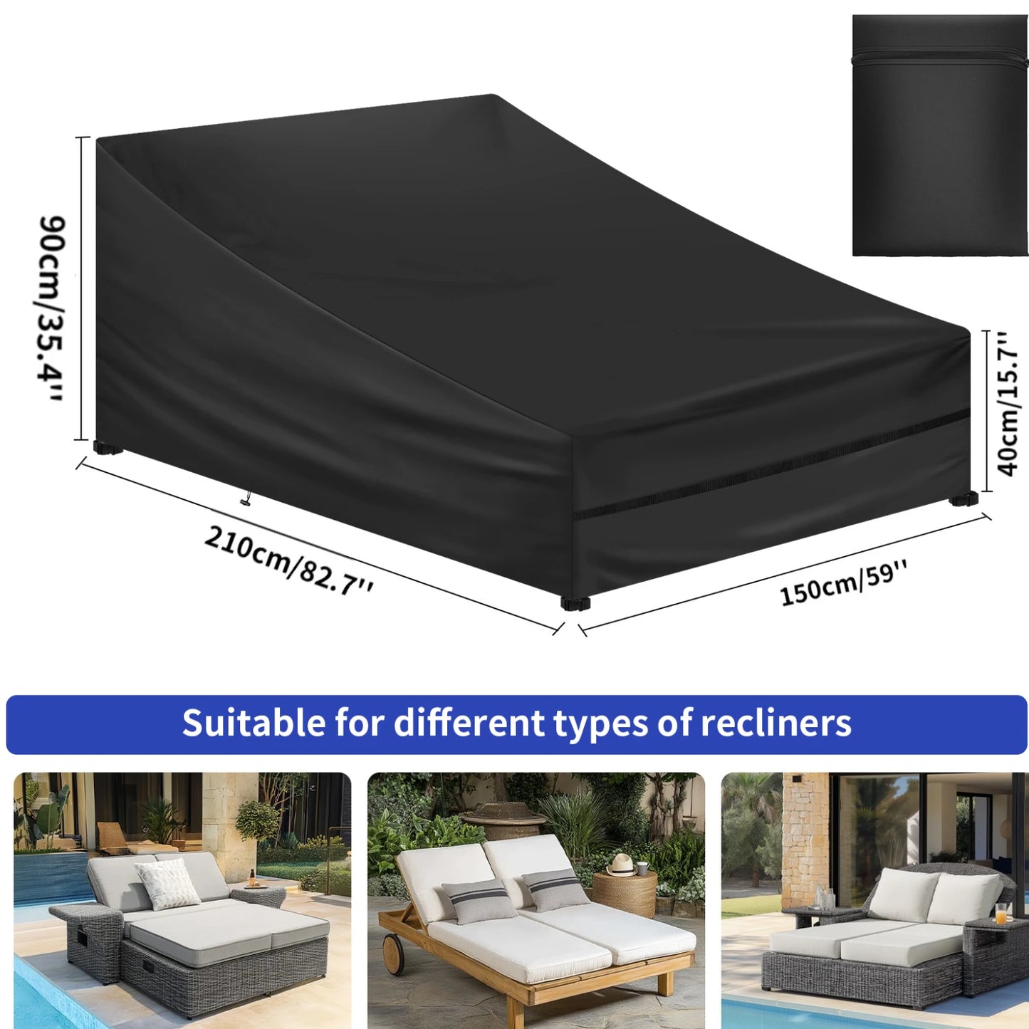 Waterproof Outdoor Furniture Cover | Patio Garden Table Chair