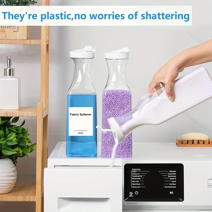 Laundry Detergent & Fabric Softener Dispenser – Plastic Liquid Container with Efficient Dispensing System