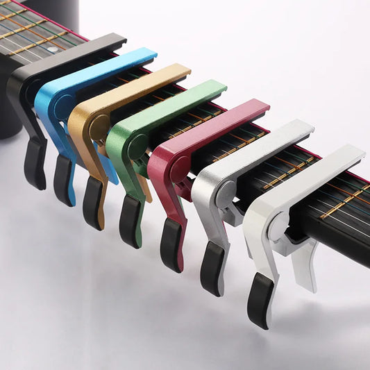Aluminium Alloy Metal Guitar Capo Change Clamp Key Acoustic Classic Peaceful Pleasures Health and Wellness