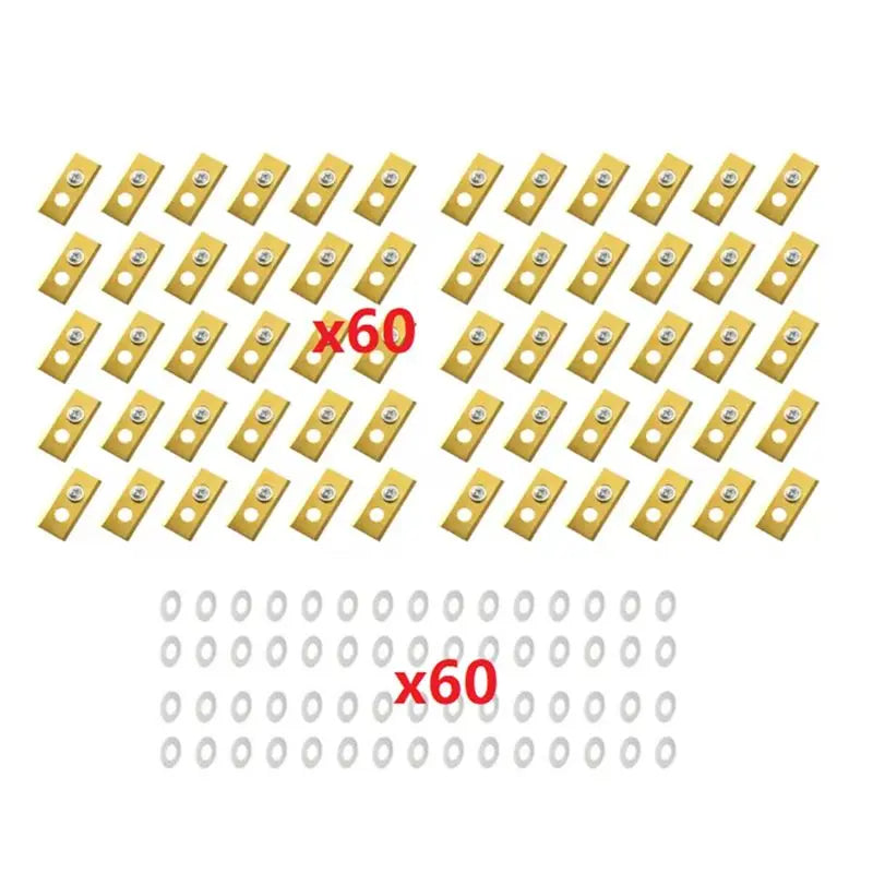 60-Pack Replacement Blades for Mammotion Luba & Yuka Mower