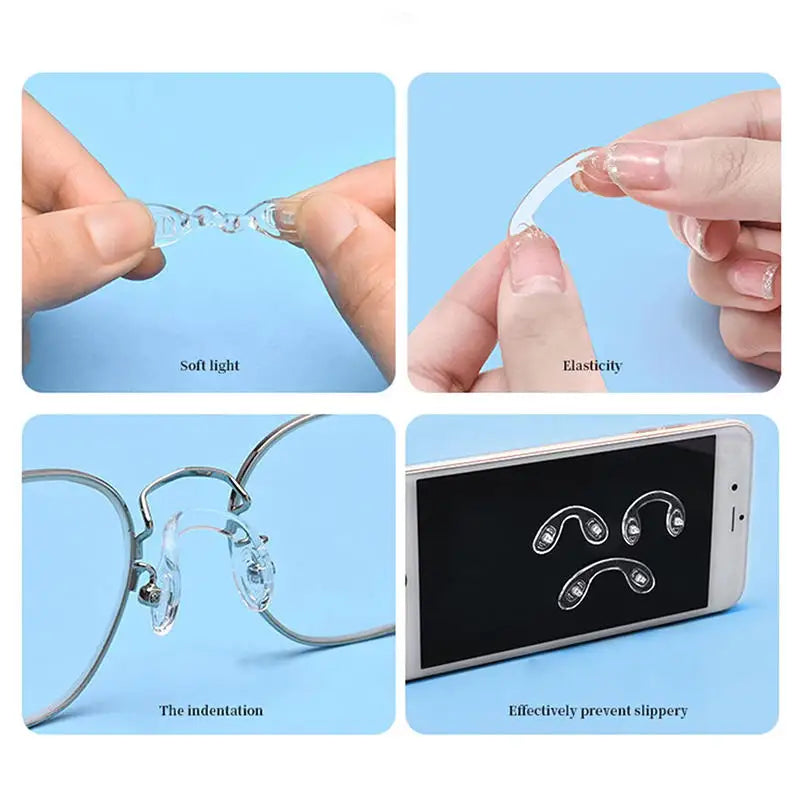 U Shaped Eyeglass Nose Pads 5 8PCS Universal Anti Slip for Sunglasses Replacement Nosepad Eyewear Accessories Peaceful Pleasures Health and Wellness